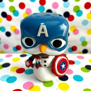 Funko POP! Marvel Holiday CAP SNOWMAN (Captain America) #532 Vinyl Figure